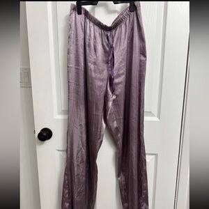 Lavender Purple Silky Pajama Pants